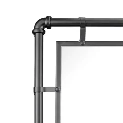 Kirkland's Home Black Metal Pipe Connected Mirror- Decorative Mirrors