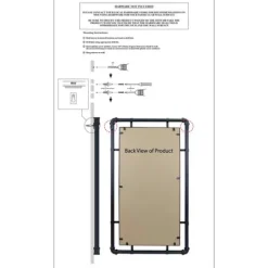 Kirkland's Home Black Metal Pipe Connected Mirror- Decorative Mirrors