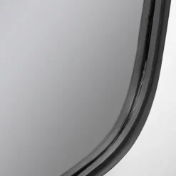 Kirkland's Home Black Metal Rectangular Wall Mirror, 18X31.5 In.- Decorative Mirrors