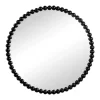 Kirkland's Home Black Metal Round Beaded Wall Mirror- Decorative Mirrors