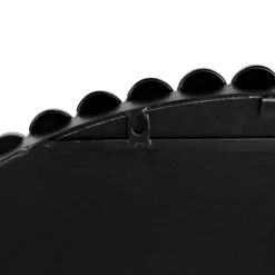 Kirkland's Home Black Metal Round Beaded Wall Mirror- Decorative Mirrors