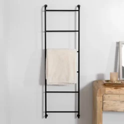 Kirkland's Home Black Metal Wall Ladder- Wall Storage