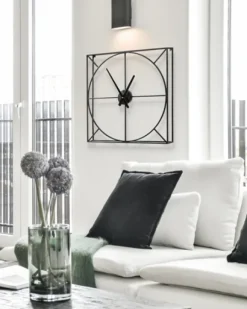 Kirkland's Home Black Metal Willet Wall Clock- Clocks
