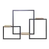Kirkland's Home Black Modern Geometric Wall Shelves- Shelves