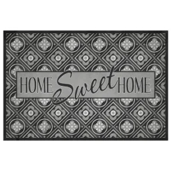 Kirkland's Home Black Mosaic Home Sweet Home Floor Mat, 24X36- Kitchen & Floor Mats
