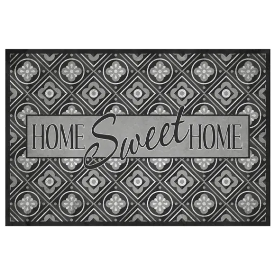 Kirkland's Home Black Mosaic Home Sweet Home Floor Mat, 24X36- Kitchen & Floor Mats