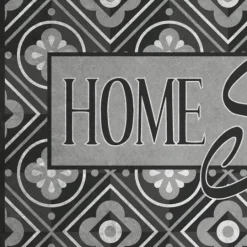 Kirkland's Home Black Mosaic Home Sweet Home Floor Mat, 24X36- Kitchen & Floor Mats