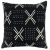Kirkland's Home Black Mudcloth Cotton Throw Pillow- Pillows