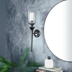 Kirkland's Home Black Nickel Bell Sconce- Sconces