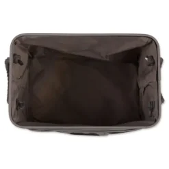 Kirkland's Home Black Paw Patch Stripe Rectangle Pet Basket- Baskets & Boxes