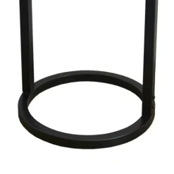Kirkland's Home Black Rectangle Hanging Shade Table Lamp- Table Lamps