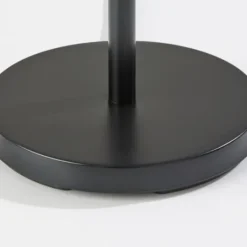 Kirkland's Home Black Slim Hourglass Floor Lamp- Floor Lamps