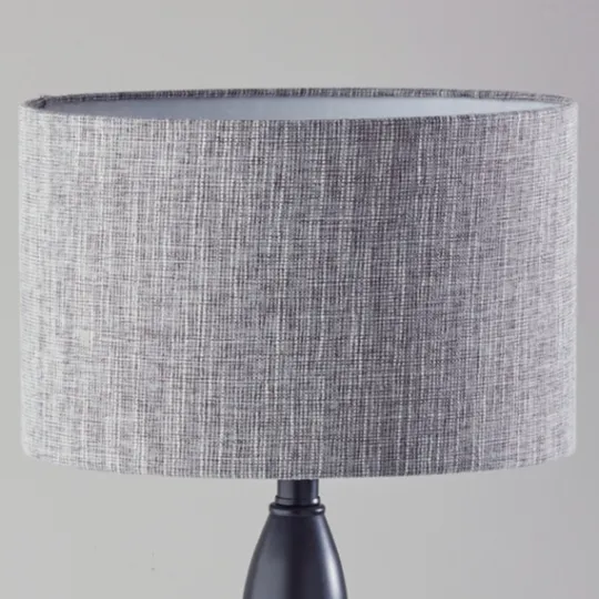 Kirkland's Home Black Slim Hourglass Table Lamp- Table Lamps
