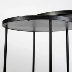 Kirkland's Home Black Starburst Nesting Accent Tables, Set Of 2- Accent & End Tables