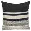 Kirkland's Home Black Transitional Stripe Pillow- Pillows
