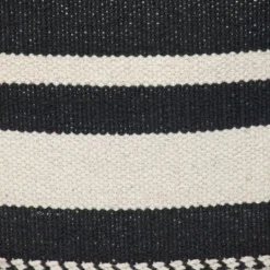 Kirkland's Home Black Transitional Stripe Pillow- Pillows