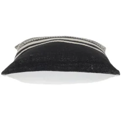 Kirkland's Home Black Transitional Stripe Pillow- Pillows