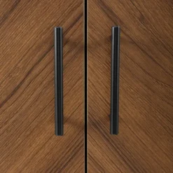 Kirkland's Home Black Two Tone Bookshelf With Hutch- Bookshelves