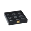 Kirkland's Home Black Wood And Aluminum Tic Tac Toe Game Set- Decorative Accents