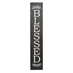 Kirkland's Home Black Wood Blessed Wall Plaque- Wall Quotes & Signs