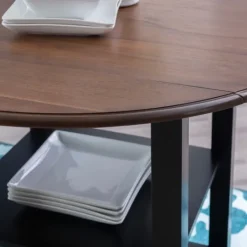 Kirkland's Home Black Wood Farmhouse 3-Pc. Stool And Table Set- Dining Tables