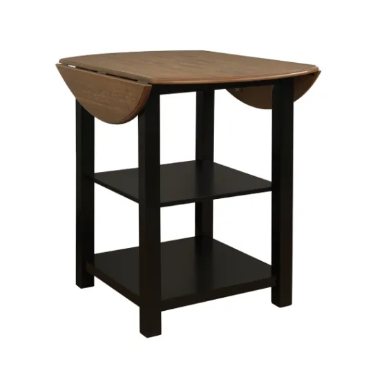 Kirkland's Home Black Wood Farmhouse 3-Pc. Stool And Table Set- Dining Tables