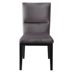 Kirkland's Home Black Wood Table And Gray Chair 5-Pc. Dining Set- Dining Tables