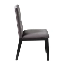Kirkland's Home Black Wood Table And Gray Chair 5-Pc. Dining Set- Dining Tables