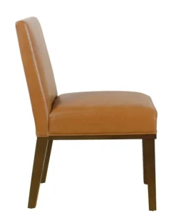 Kirkland's Home Blair Carmel Leather Dining Chair- Dining Chairs