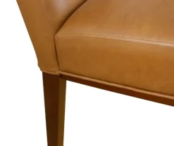 Kirkland's Home Blair Carmel Leather Dining Chair- Dining Chairs