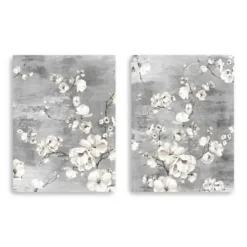 Kirkland's Home Blossoming Giclee Canvas Art Prints, Set Of 2- Canvas Art
