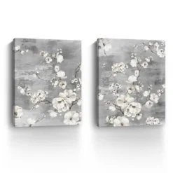 Kirkland's Home Blossoming Giclee Canvas Art Prints, Set Of 2- Canvas Art