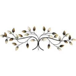 Kirkland's Home Blowing Leaves Over The Door Metal Wall Sculpture- Wall Plaques