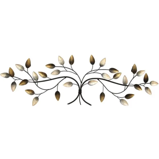 Kirkland's Home Blowing Leaves Over The Door Metal Wall Sculpture- Wall Plaques