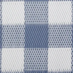 Kirkland's Home Blue & White Buffalo Check Outdoor Area Rug, 4X6- Outdoor Rugs