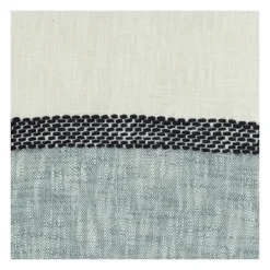 Kirkland's Home Blue And Ivory Colorblock Throw- Blankets & Throws