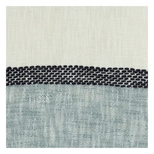 Kirkland's Home Blue And Ivory Colorblock Throw- Blankets & Throws