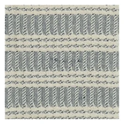 Kirkland's Home Blue And Ivory Striped Cotton Throw- Blankets & Throws