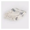 Kirkland's Home Blue And Ivory Woven Stripe Throw- Blankets & Throws