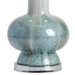 Kirkland's Home Blue And Ombre Ceramic Table Lamp- Table Lamps