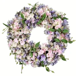 Kirkland's Home Blue And Pink Hydrangea Wreath, 18 In.- Wreaths