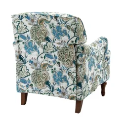 Kirkland's Home Blue And White Floral Classic Accent Chair- Accent Chairs