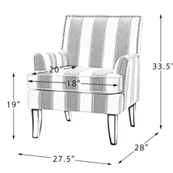 Kirkland's Home Blue And Yellow Floral Upholstered Accent Chair- Accent Chairs