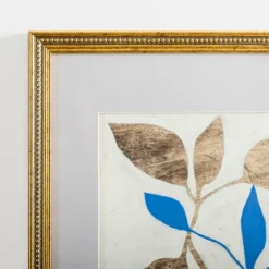 Kirkland's Home Blue Baroque Botanicals Framed Art Print- Framed Art