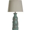 Kirkland's Home Blue Bay Nautical Ceramic Table Lamp- Table Lamps