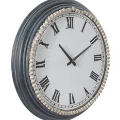 Kirkland's Home Blue Beaded Roman Numeral Clock- Clocks