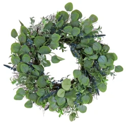 Kirkland's Home Blue Berries And Eucalyptus Wreath- Wreaths