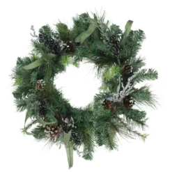 Kirkland's Home Blue Berries And Ice Twigs Wreath- Wreaths
