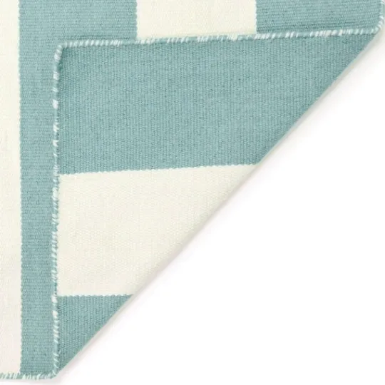 Kirkland's Home Blue Cabana Stripe Indoor/Outdoor Area Rug, 8X11- Outdoor Rugs