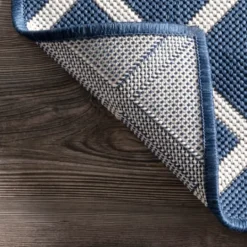 Kirkland's Home Blue Cassie Global Outdoor Area Rug, 5X8- Outdoor Rugs